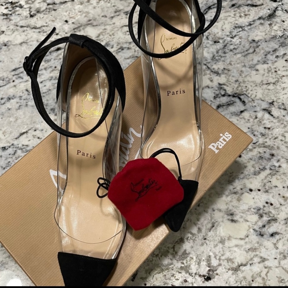 Christian Louboutin Un bout 100 veau velour